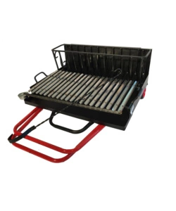 Barbecue a legna pieghevole arnold con griglia 67x50 cm